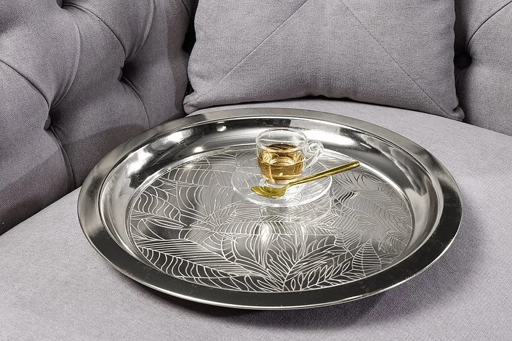 riess-ambiente Beistelltisch CASABLANCA 50cm Silber Schwarz - Bild 4