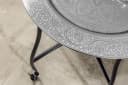 riess-ambiente Beistelltisch MARRAKESCH Silber/Schwarz Metall Klappbar Bild 4