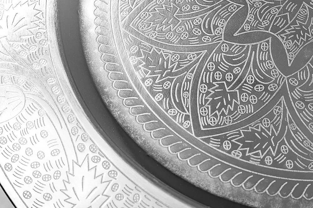 riess-ambiente Beistelltisch MARRAKESCH Silber/Schwarz Metall Klappbar - Bild 5