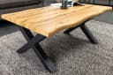riess-ambiente Couchtisch WILD Wildeichen-Optik X-Gestell Bild 3