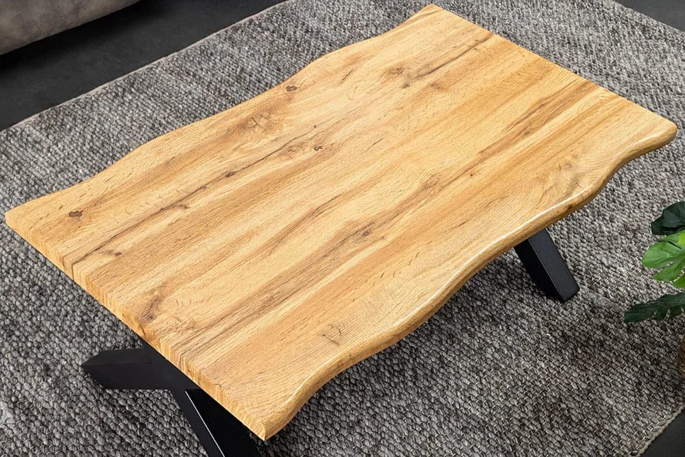 riess-ambiente Couchtisch WILD Wildeichen-Optik X-Gestell - Bild 4