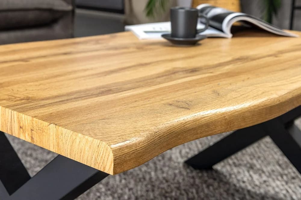 riess-ambiente Couchtisch WILD Wildeichen-Optik X-Gestell - Bild 5
