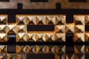 riess-ambiente Dekotablett VARIATION 40cm Gold Schwarz Metall Glas Bild 3