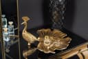 riess-ambiente Dekoschale WILDLIFE PEACOCK 40cm Gold Pfauen-Design Bild 2