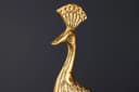riess-ambiente Dekoschale WILDLIFE PEACOCK 40cm Gold Pfauen-Design Bild 3