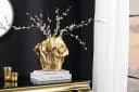 riess-ambiente Dekovase LIQUID 25cm Gold Hammerschlag-Design Bild 1