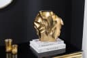 riess-ambiente Dekovase LIQUID 25cm Gold Hammerschlag-Design Bild 3