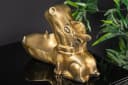 riess-ambiente Dekoschale HIPPO 30cm Messing Gold Tier-Design Schlüsselaufbewahrung Bild 4
