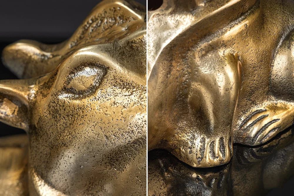 riess-ambiente Dekoschale HIPPO 30cm Messing Gold Tier-Design Schlüsselaufbewahrung - Bild 5