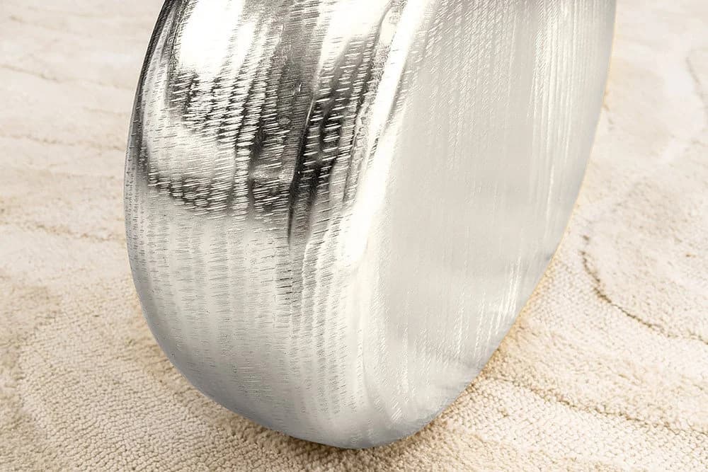 riess-ambiente Dekovase ORIENT L 50cm silber · Design-Blumenvase aus Metall - Bild 5