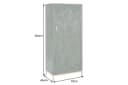 riess-ambiente Highboard PEACOCK 170cm grün gold Mango-Massivholz Bild 4