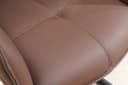 riess-ambiente Polsterstuhl EUPHORIA braun Echtleder Drehstuhl Bild 5