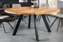 riess-ambiente Esstisch IRON CRAFT 140cm Natur/Schwarz Industrial Design Bild 2
