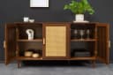 riess-ambiente Sideboard VIENNA 120cm braun Retro-Kommode mit Wiener Geflecht Bild 4