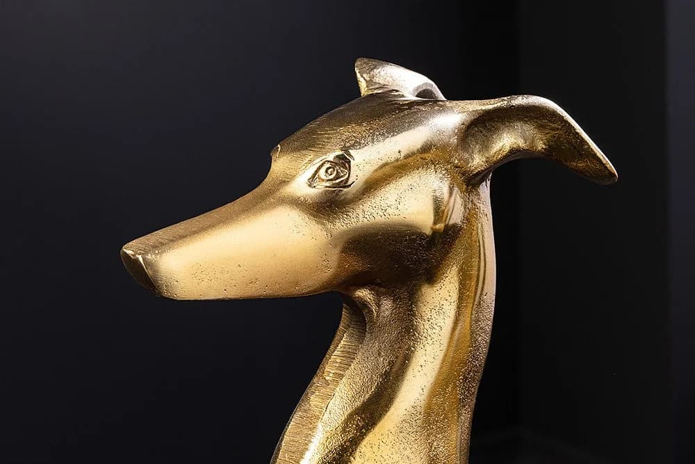 riess-ambiente Tierfigur GREYHOUND 70cm gold Windhund-Design - Bild 5