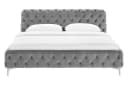 riess-ambiente Polsterbett MODERN BAROCK 180x200cm grau Samt Bild 5