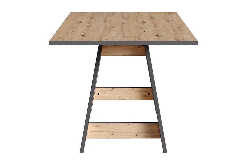 riess-ambiente Esstisch LOFT 160cm Eichen-Design Anthrazit Kanten - Bild 3