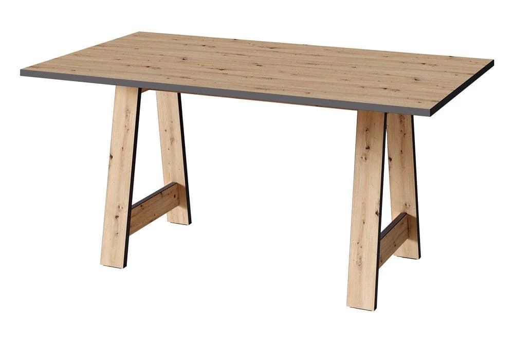 riess-ambiente Esstisch LOFT 160cm Eichen-Design Anthrazit Kanten - Bild 4