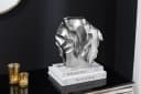 riess-ambiente Dekovase LIQUID 30cm silber Hammerschlag Design Bild 1