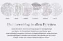 riess-ambiente Dekovase LIQUID 30cm silber Hammerschlag Design Bild 5