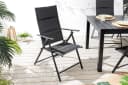 riess-ambiente Gartenstuhl COMFORT LINE Anthrazit zusammenklappbarer Hochlehner Bild 1