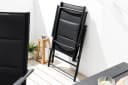 riess-ambiente Gartenstuhl COMFORT LINE Anthrazit zusammenklappbarer Hochlehner Bild 4