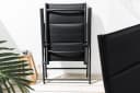 riess-ambiente Gartenstuhl COMFORT LINE Anthrazit zusammenklappbarer Hochlehner Bild 5