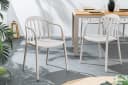 riess-ambiente Gartenstuhl STUDIO ITALIA Taupe Kunststoff In-/Outdoor Bild 2