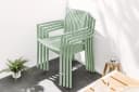 riess-ambiente Gartenstuhl STUDIO ITALIA Salbei Wetterfest Stapelstuhl Bild 3