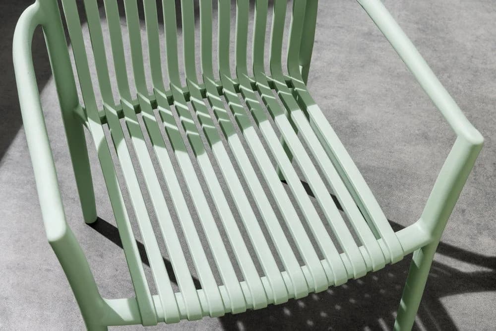 riess-ambiente Gartenstuhl STUDIO ITALIA Salbei Wetterfest Stapelstuhl - Bild 5