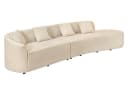 riess-ambiente Big-Sofa ATELIER L 330cm Beige Bouclé Bild 1