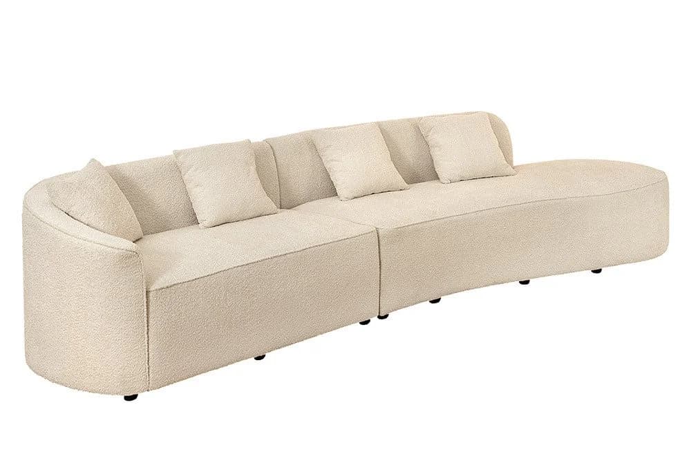 riess-ambiente Big-Sofa ATELIER L 330cm Beige Bouclé