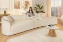 riess-ambiente Big-Sofa ATELIER L 330cm Beige Bouclé Bild 2