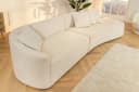riess-ambiente Big-Sofa ATELIER L 330cm Beige Bouclé Bild 4