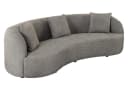 riess-ambiente 3-Sitzer ATELIER 230cm grau Bouclé-Bezug Sofa Bild 1