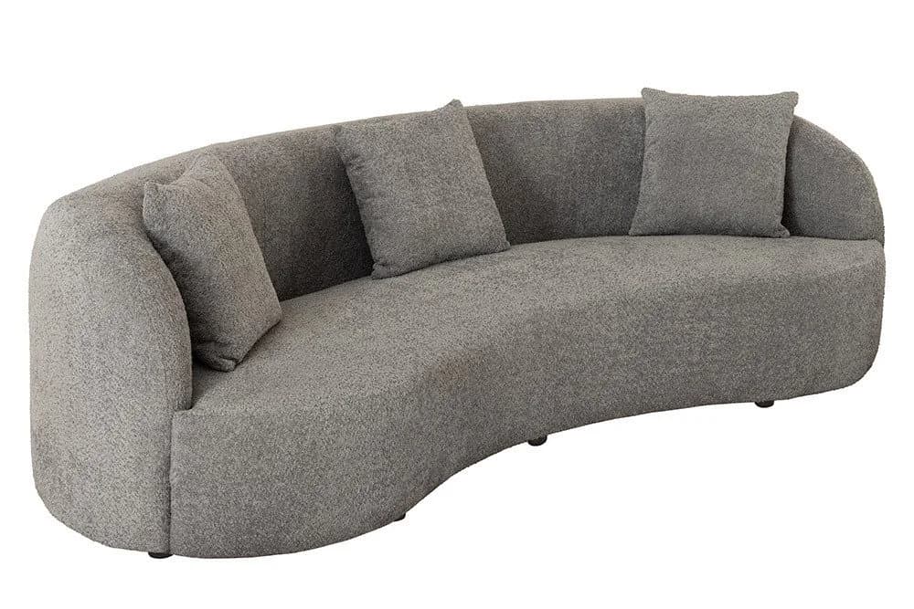 riess-ambiente 3-Sitzer ATELIER 230cm grau Bouclé-Bezug Sofa