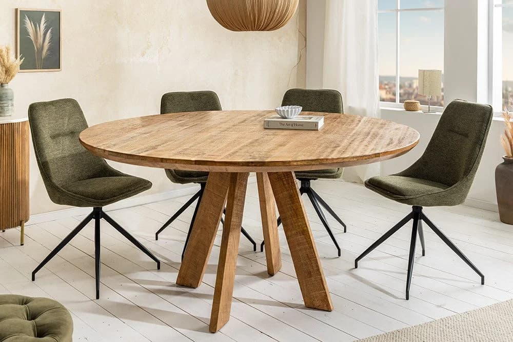 riess-ambiente Esstisch ART WOOD 120cm braun massiv - Bild 2