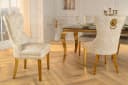 riess-ambiente Esszimmerstuhl Castle Deluxe 99cm Beige Chesterfield Design Bild 1
