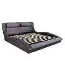 riess-ambiente Polsterbett SWING Grau Samt mit Stauraum Bild 1