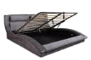 riess-ambiente Polsterbett SWING Grau Samt mit Stauraum Bild 4