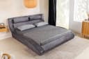 riess-ambiente Polsterbett SWING Grau Samt mit Stauraum Bild 5