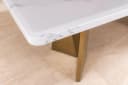 riess-ambiente Esstisch EXTRAVAGANCIA 200cm Weiß Marmor Metallgestell Bild 5