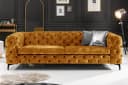 riess-ambiente 3-Sitzer Sofa Chesterfield Senfgelb Bild 4