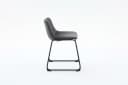 riess-ambiente Esszimmerstuhl DJANGO grau/schwarz Cord Metallgestell Bild 1
