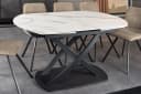 riess-ambiente Esstisch INCEPTION Oval Keramik Marmor-Design Ausziehbar Bild 1
