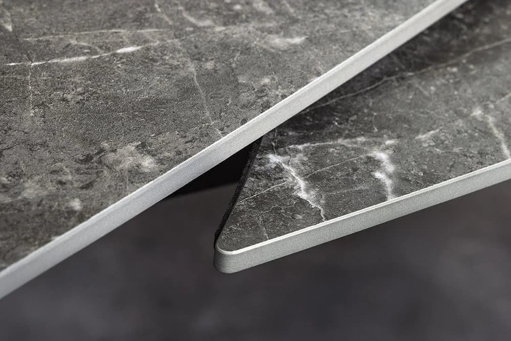 riess-ambiente Esstisch INCEPTION 130-190cm Anthrazit Schwarz Ovaler Keramik & Metalltisch - Bild 5