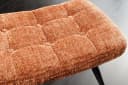 riess-ambiente Fußhocker SCANDINAVIA Chenille rostbraun Metallbeine Bild 5