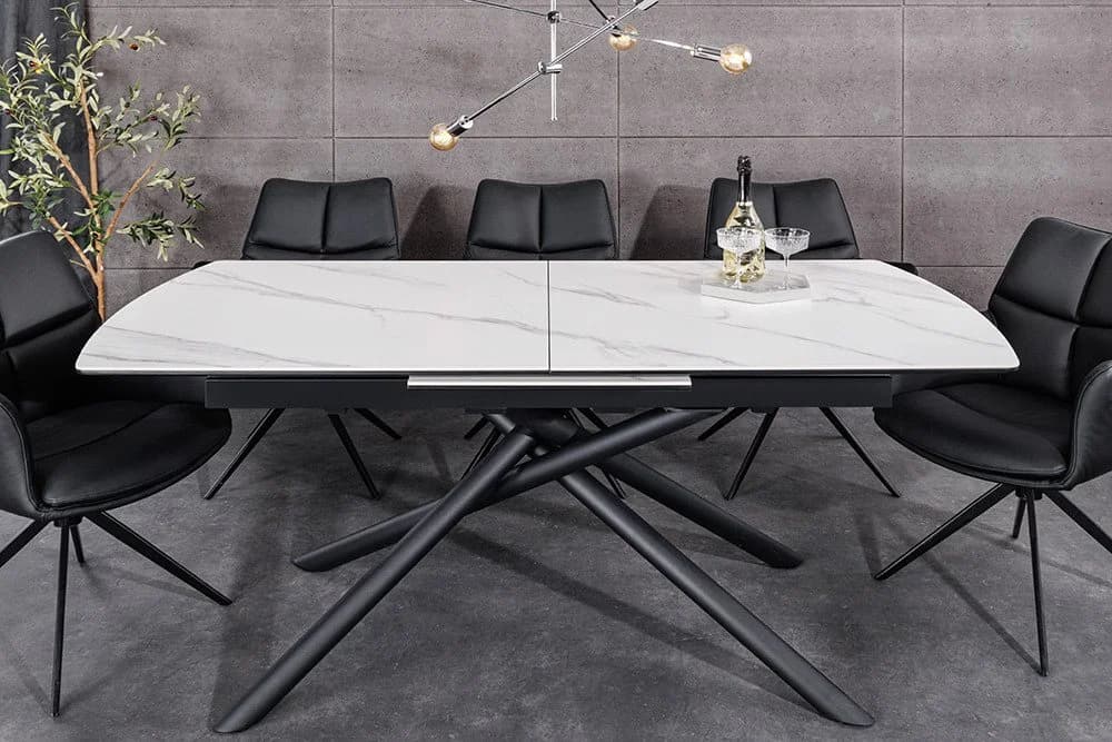 riess-ambiente Esstisch MIKADO Marmor-Design Ausziehbar 10 Personen - Bild 4