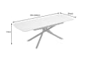 riess-ambiente Esstisch MIKADO Marmor-Design Ausziehbar 10 Personen Bild 5