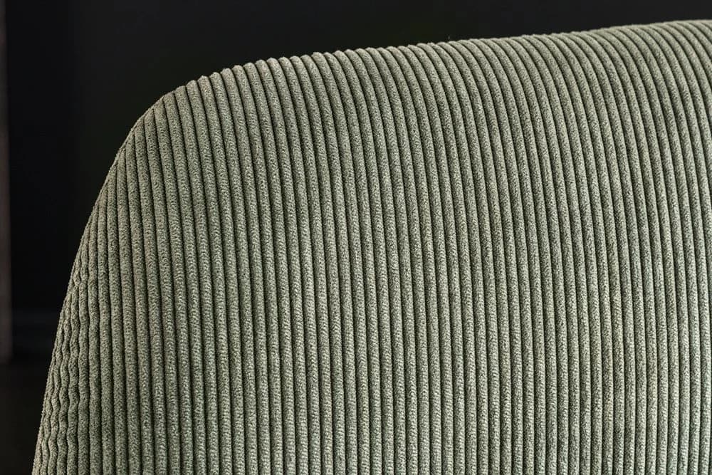 riess-ambiente Armlehnstuhl MUSTANG Retro Cord grün/schwarz - Bild 5